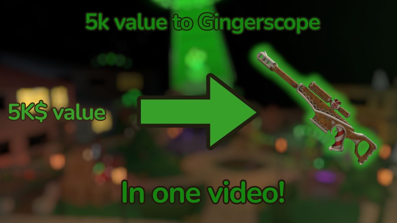 Roblox mm2 (Murder Mystery 2) 5k value to gingerscope in 1 video! (trading montage)