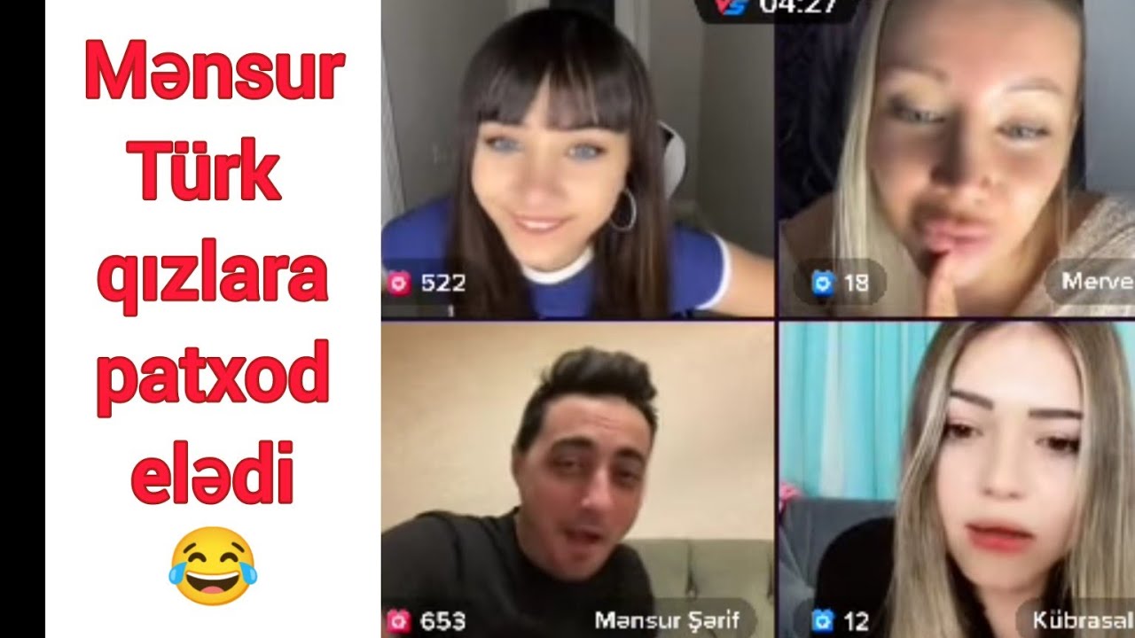 Nia Mənsur | Mənsur Türk qizlara patxod elədi 😂 | 23/02/2023 #tiktok @CebiGulu