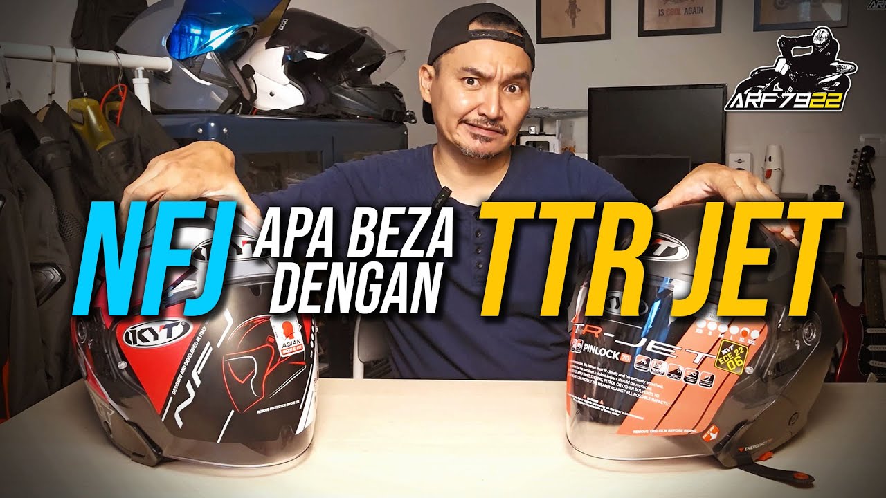 APA BEZA KYT TTR JET & NFJ?  I  Helmet Comparison #kythelmet #ttrjet