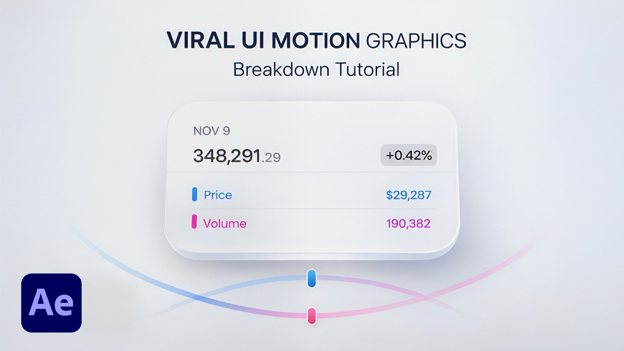 Урок по After Effects | Как создавать потрясающую анимационную графику для пользовательского инте...