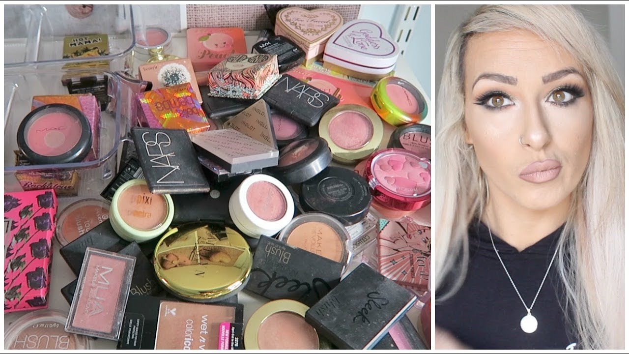 MAKEUP COLLECTION DECLUTTER 2019 | BLUSHES