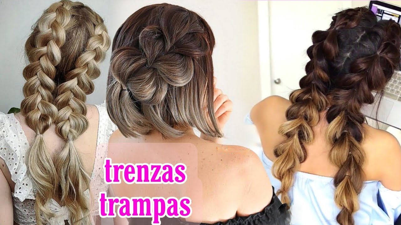PEINADOS CON TRENZAS  QUE NO SON TRENZAS!  | chicas fashions