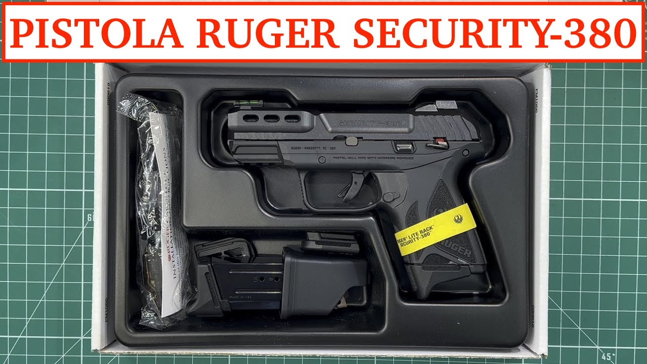 Pistola Ruger Security-380, Unboxing en Español