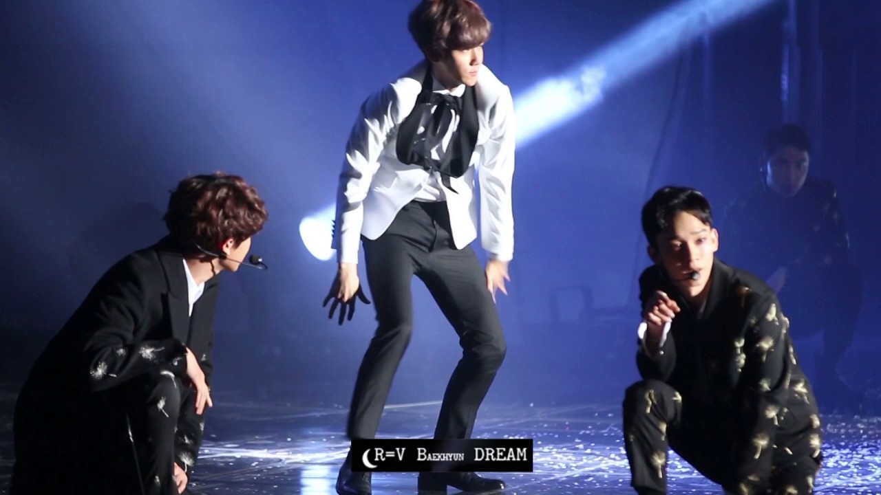 161226 가요대전 EXO(엑소)-monster 백현 (Baekhyun focus)