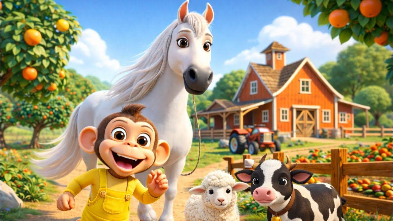 Monkey Farm Story : Amazing Rescue Mission & Farm Life Adventure !