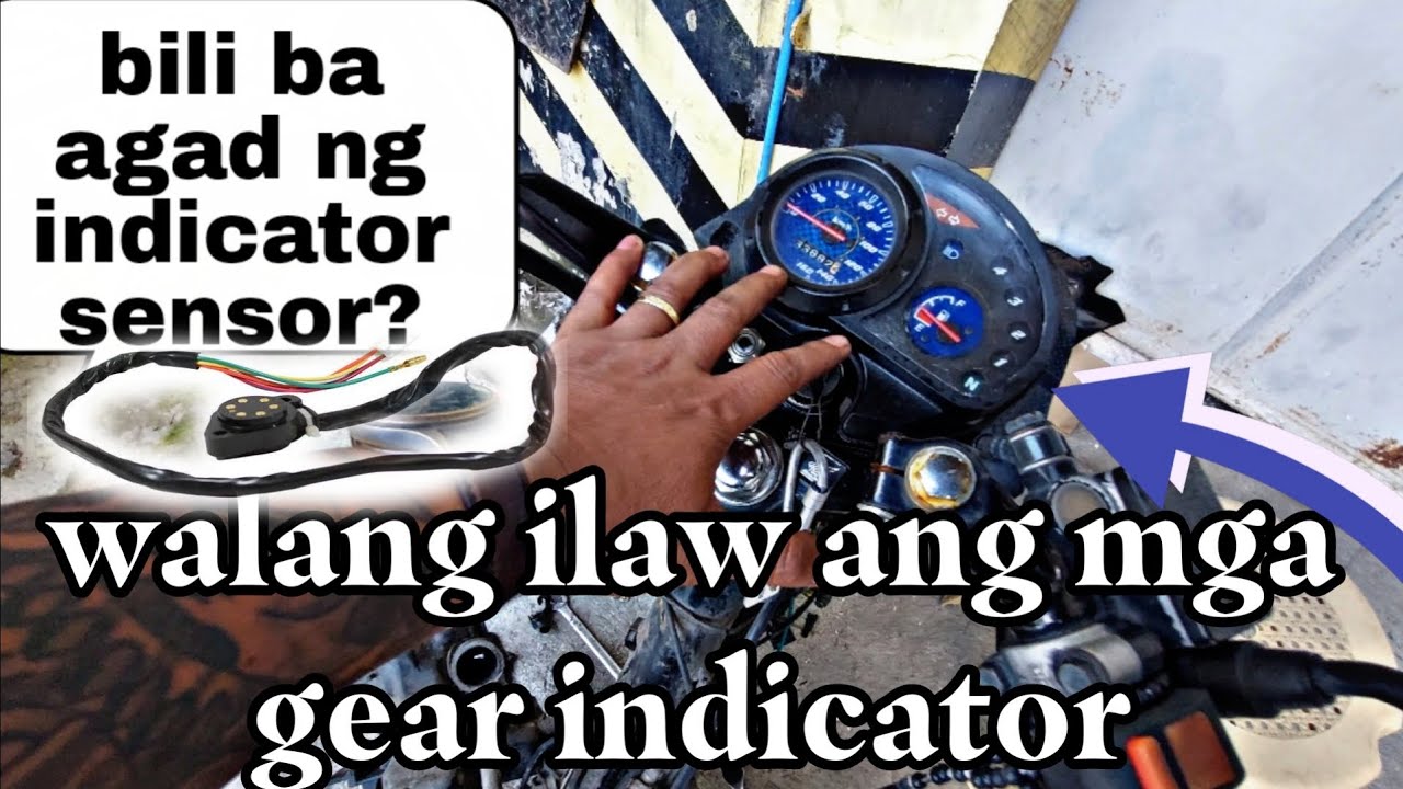 paano ayusin ang walang ilaw sa neutral,1234 gear indicator sensor/trace muna bago bili