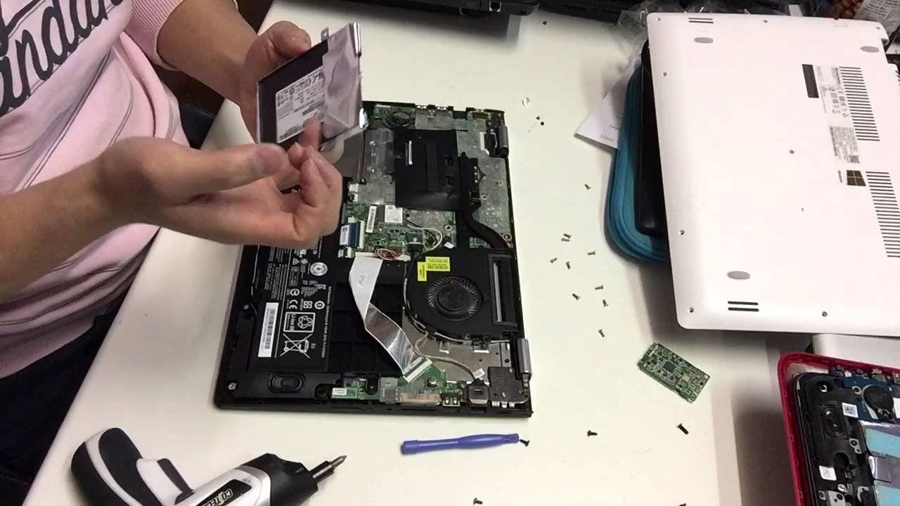 How to replace hard drive and memory for Lenovo Yoga 500