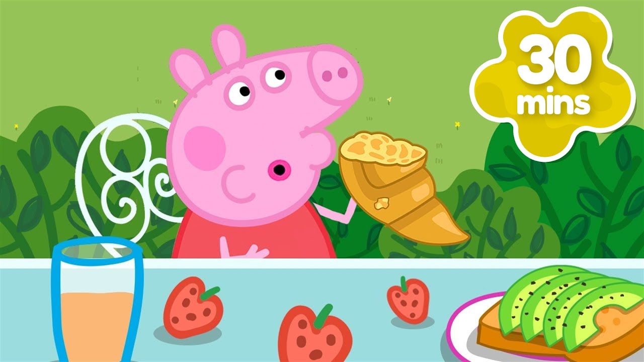 Peppa Finds GIANT Croissant 🥐 Peppa Pig Full Episodes | 30 Minutes