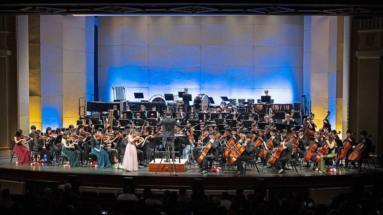 Sarasate Introduction & Tarantella, Angie Zou Violin, Golden State Youth Orchestra, YS Tay Conductor