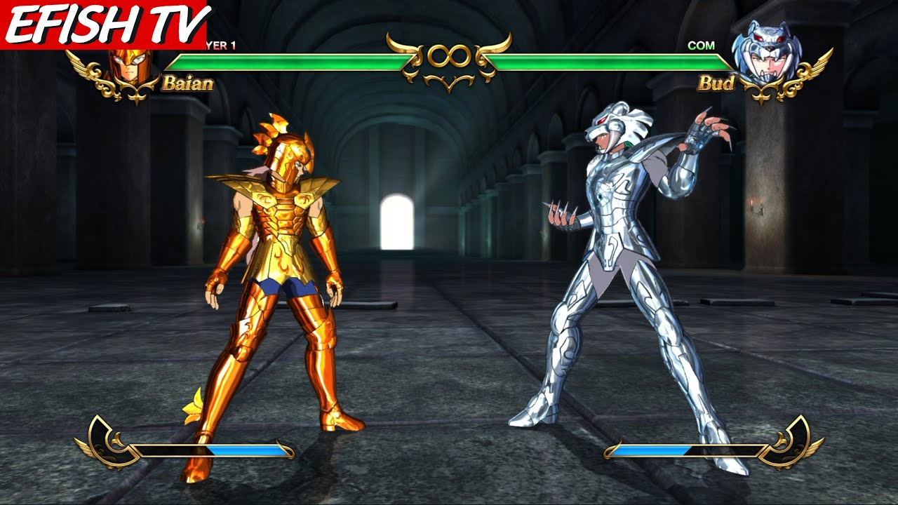Seahorse Baian vs Alcor Bud (Hardest AI) - Saint Seiya: Soldiers' Soul