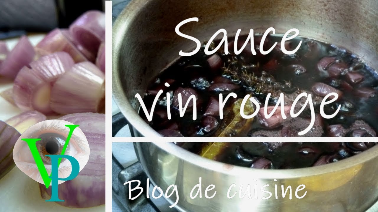 La sauce vin rouge