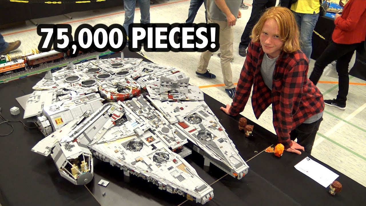 Gigantyczny Sok&oacute;ł Millennium LEGO z wnętrzem! Spersonalizowany Star Wars