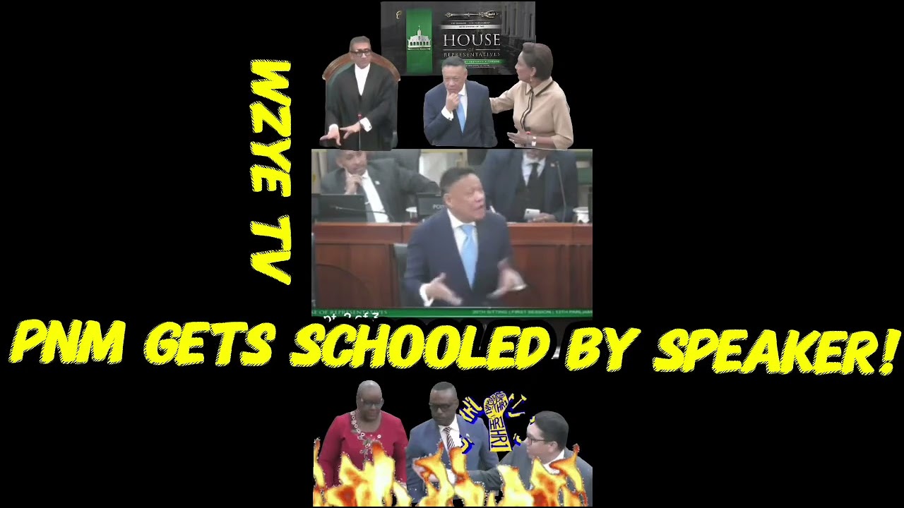 PNM  gets schooled by speaker of the house in Trinidad & Tobago!