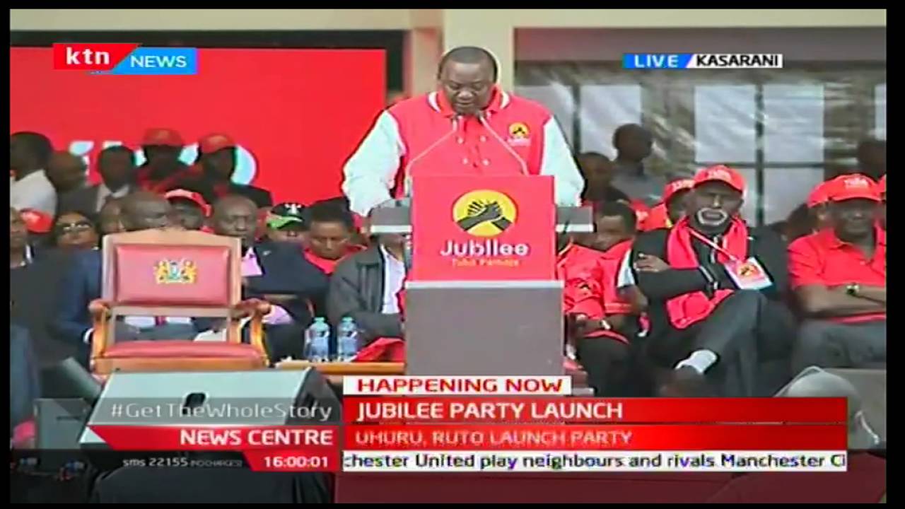 JUBILEE PARTY LAUNCH: President Uhuru Kenyatta's speech on party democracy