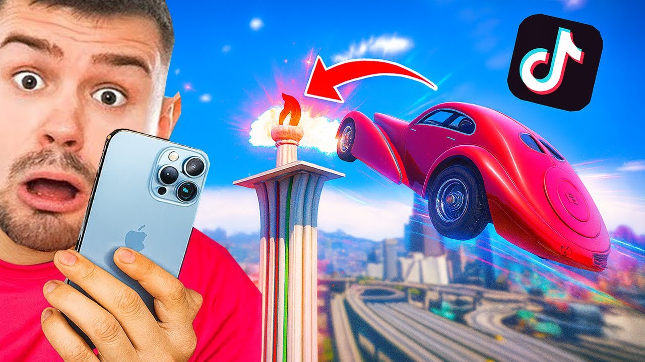 DIESER TIK TOK STUNT IST DER BESTE in GTA 5!✨​🔥​​​