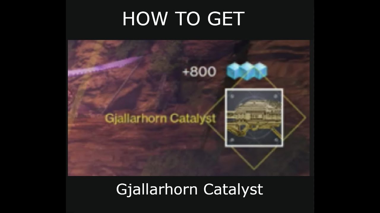 How to get The Gjallarhorn Catalyst | Destiny 2