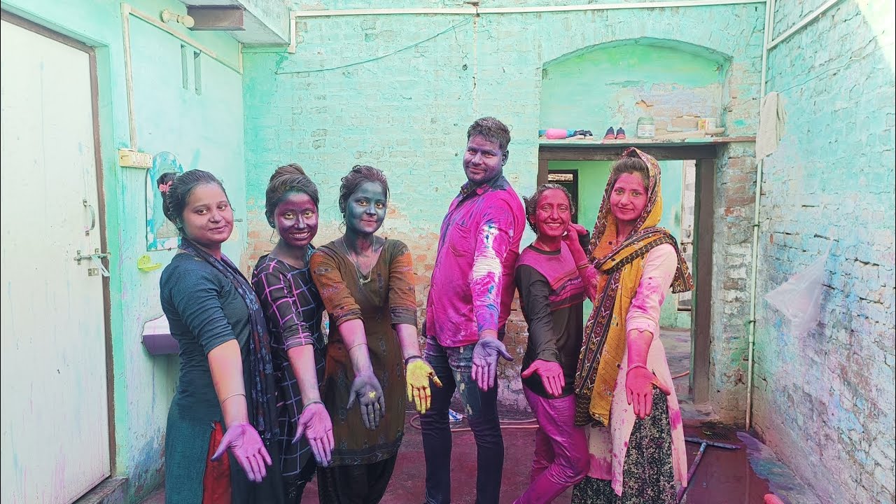 Meri life Ki ab tak Ki sbse awesome Holi @chanchaljeet4 Ki holi .#holivibes #holivlog #holi2024