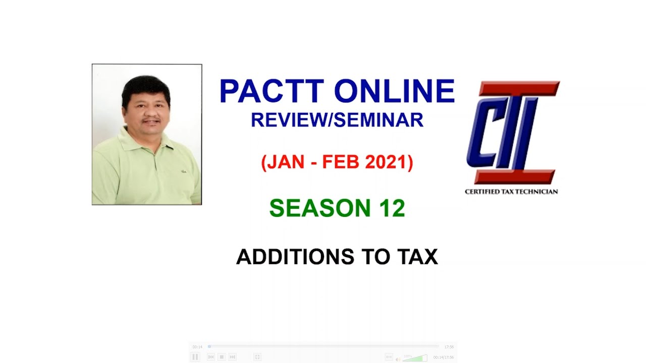 Additions to Tax