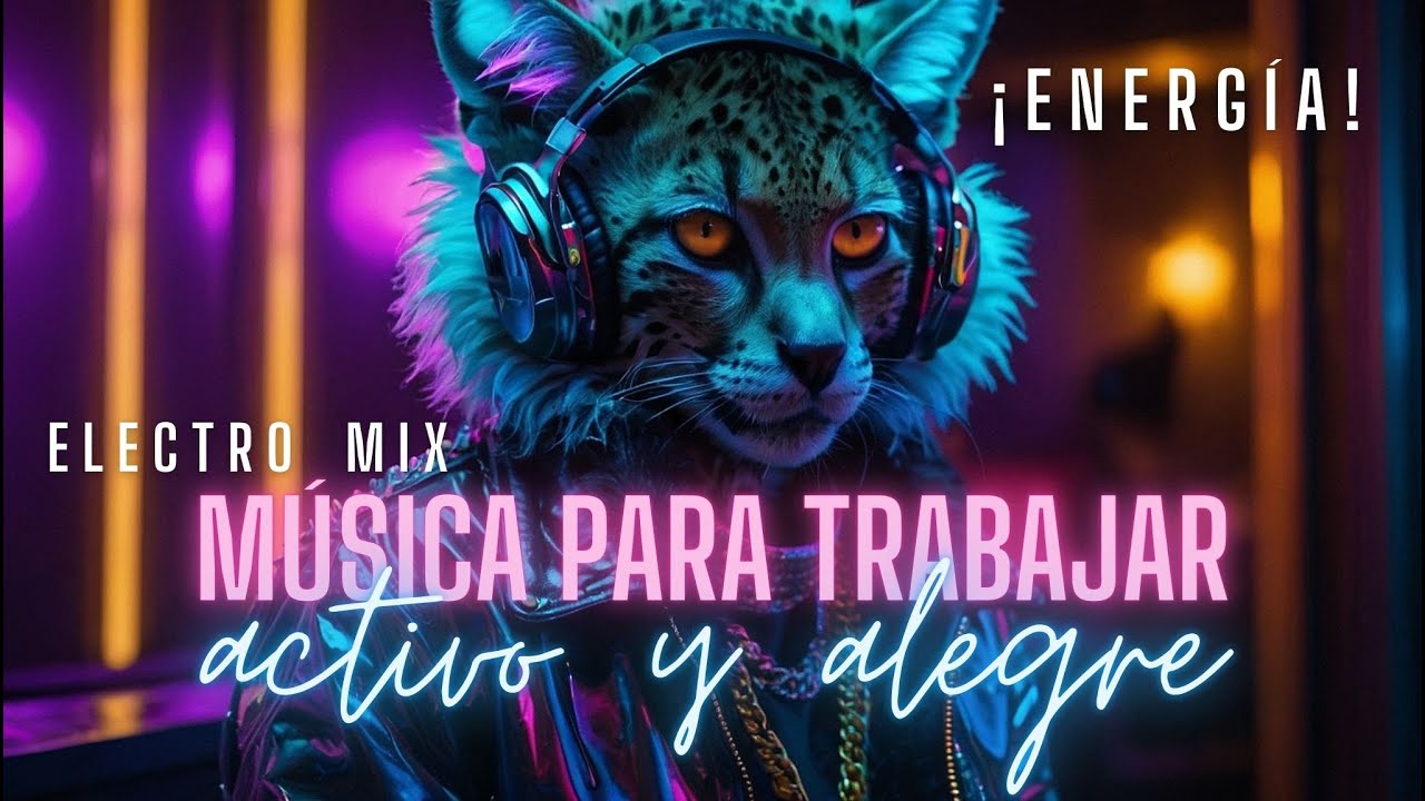 Musica Electro para Trabajar Activo y Alegre - Mix Alegre para Levantar el Animo