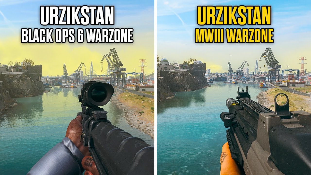Warzone Urzikstan Comparison - BLACK OPS 6 VS MODERN WARFARE III