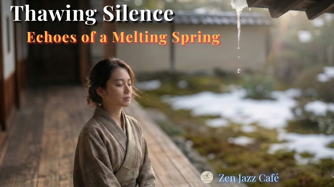 Thawing Silence 🌿 Deep Focus & Zen Meditation with Japanese Bamboo Flute｜Zen Jazz Cafe