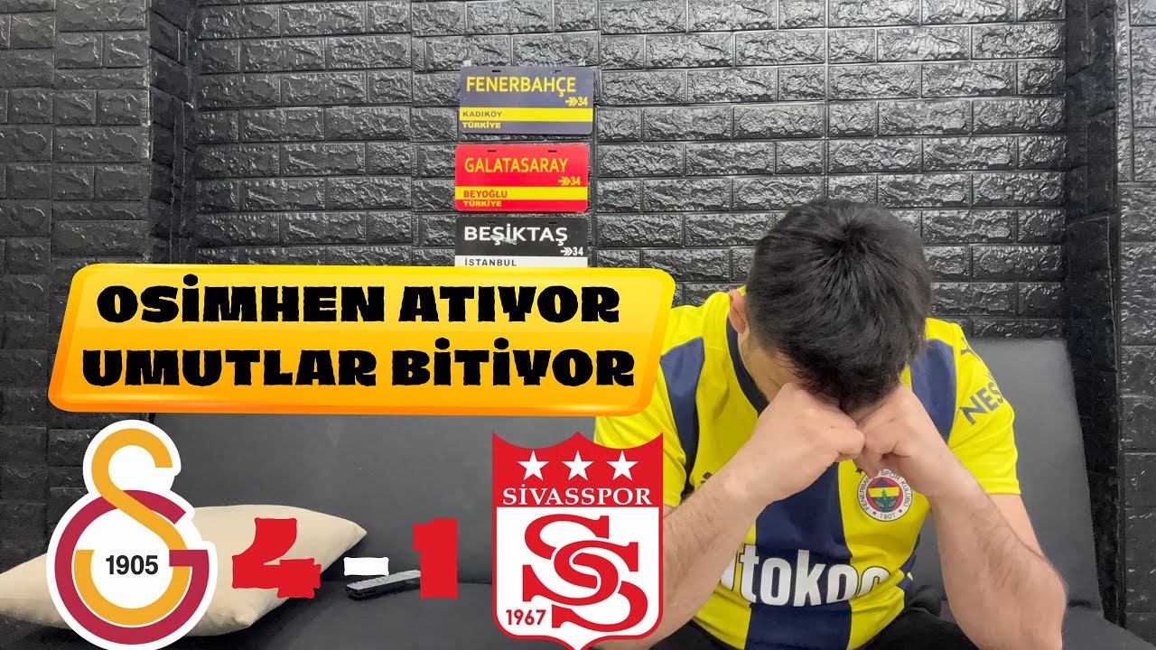 FANATİK FENERBAHÇELİ GALATASARAY SİVASSPOR MAÇI İZLERSE TEPKİ