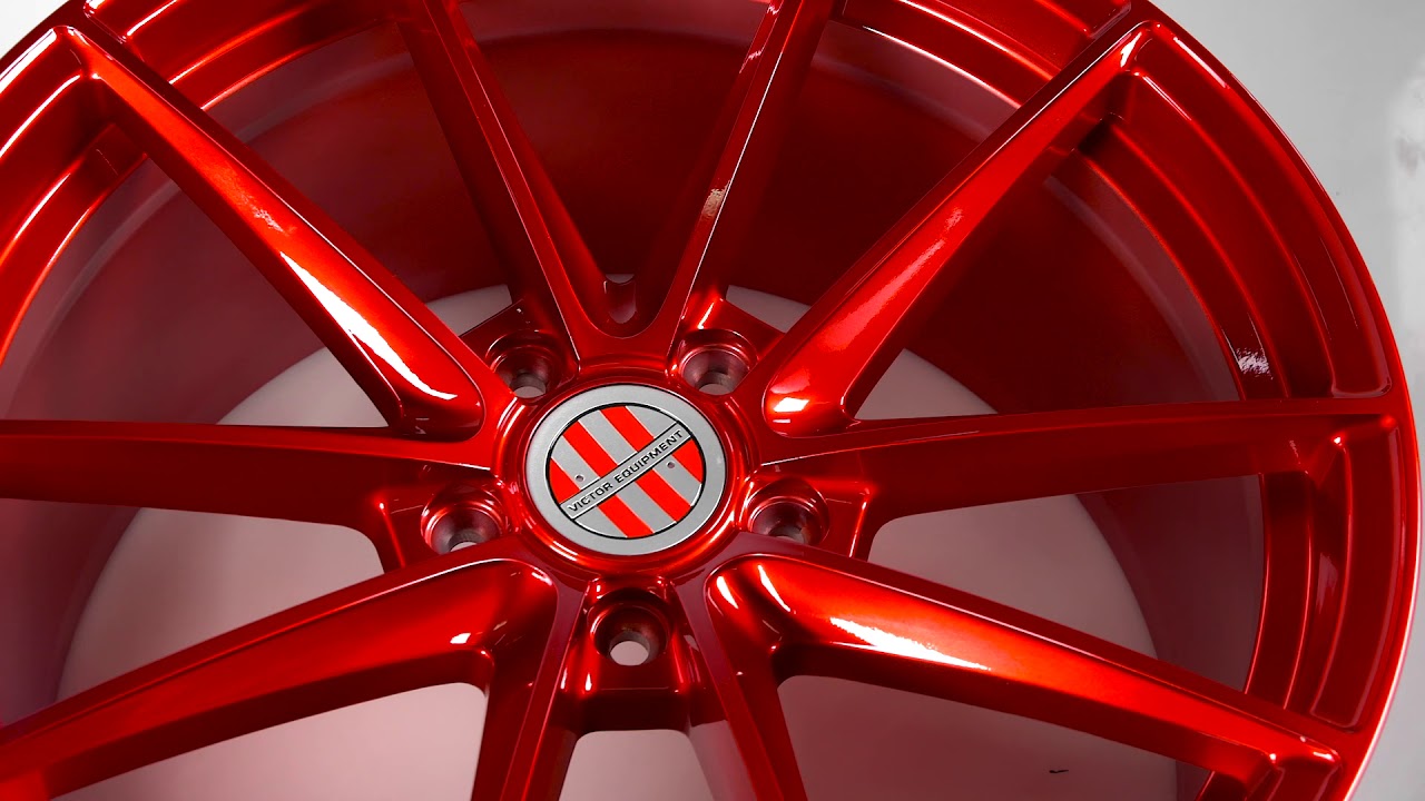 Victor Equipment Porsche Wheels - Zuffen Rotary Forged in Candy Red