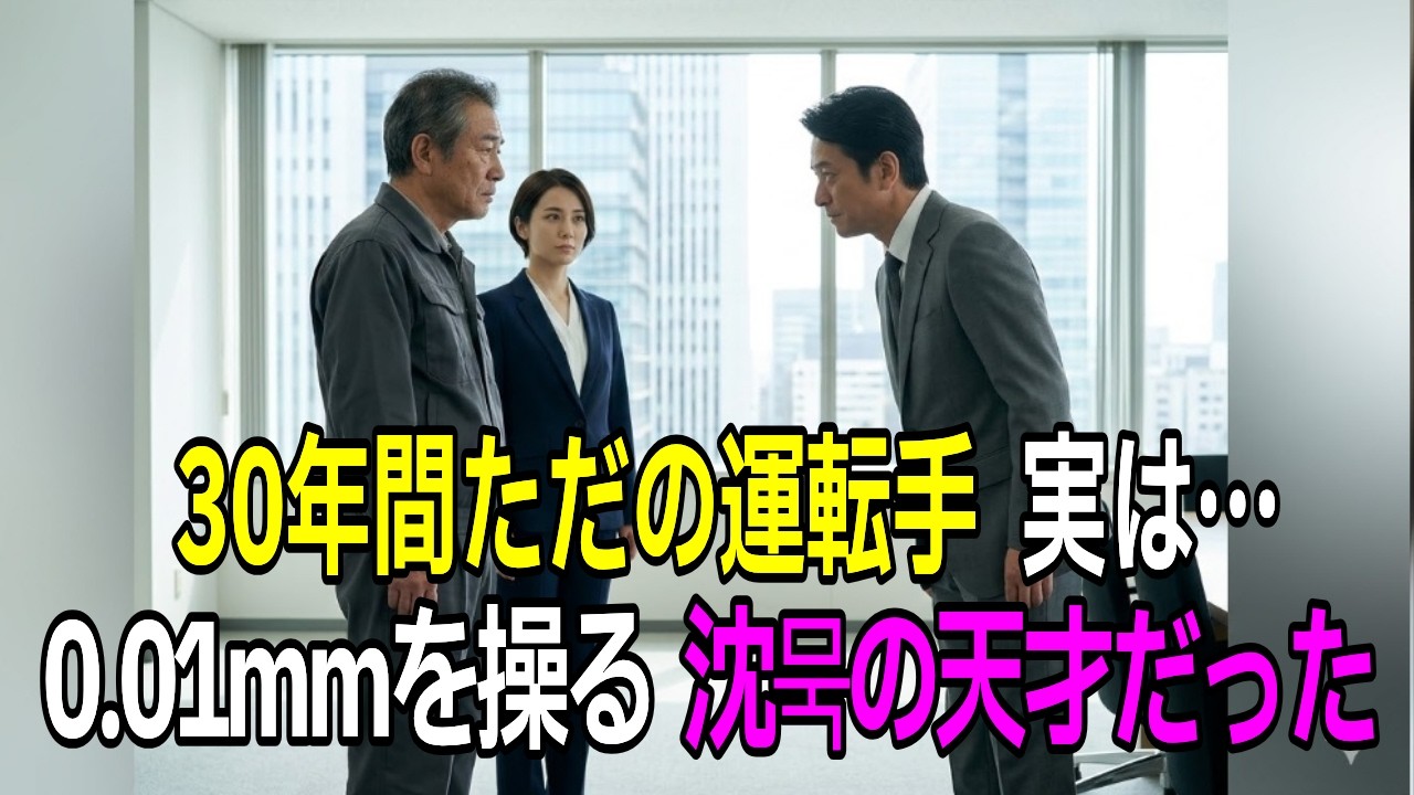 【運転手】30年間ずっと黙っていた…会長が最後まで守り続けた「沈黙の天才」の正体が明らかに｜感動・涙・職人魂・隠れた英雄【感動する話】【朗読】