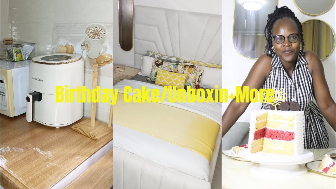 WEEKEND VLOG/MY BIRTHDAY CAKE/ NEW BEDDINGS/UNBOXING