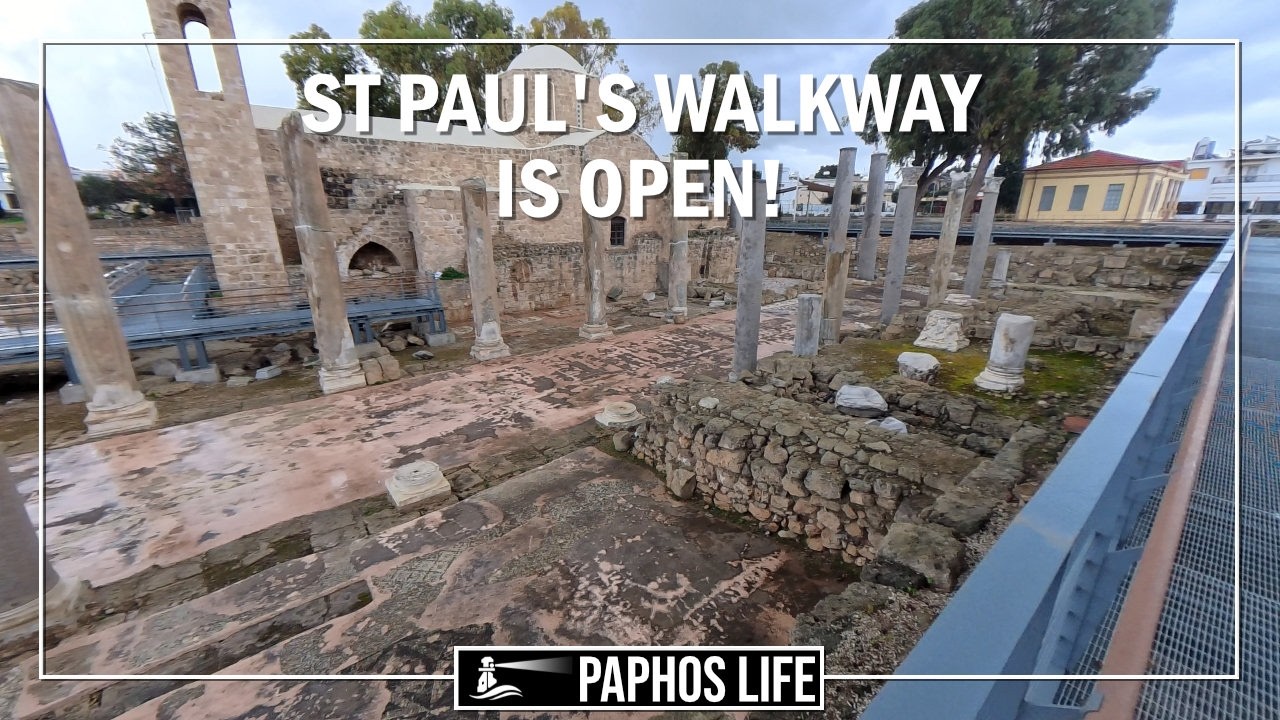 Promenada św. Pawła w Kato Pafos jest otwarta!