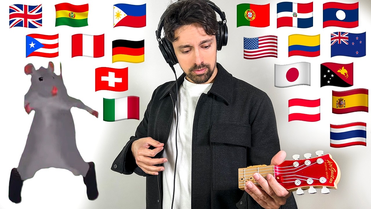 Viral Rat dance meme on 67 cool instruments from around the world!