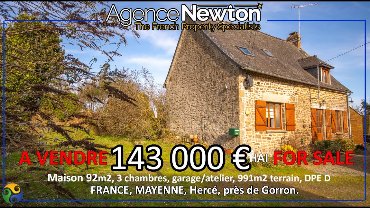 French country cottage for sale, Mayenne, near to Gorron