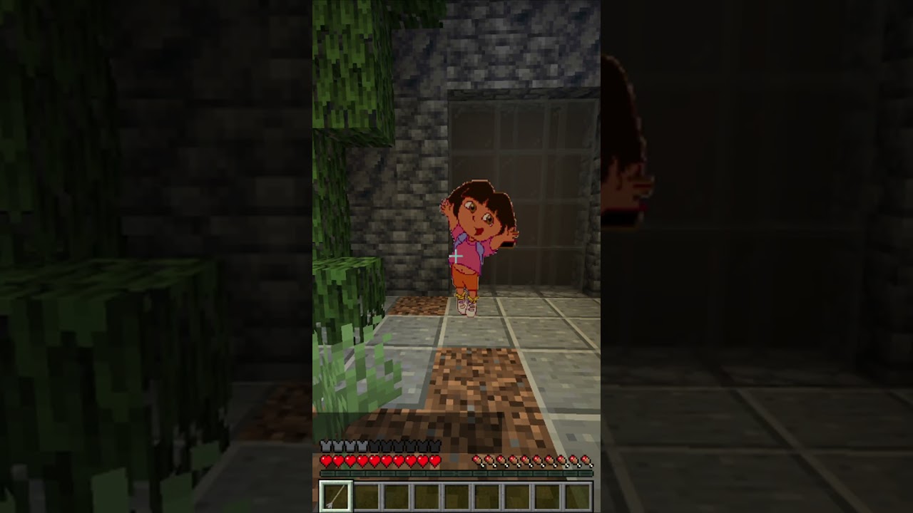 DORA TO PSYCHOL #minecraft #śmieszne