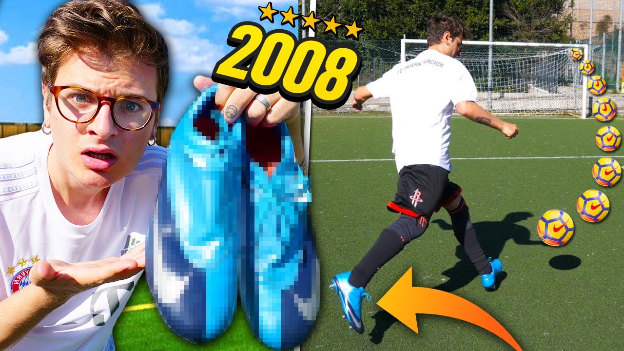 ⚽️ GIOCO con LE MIE PRIME SCARPE da CALCIO DOPO 12 ANNI! *2008*