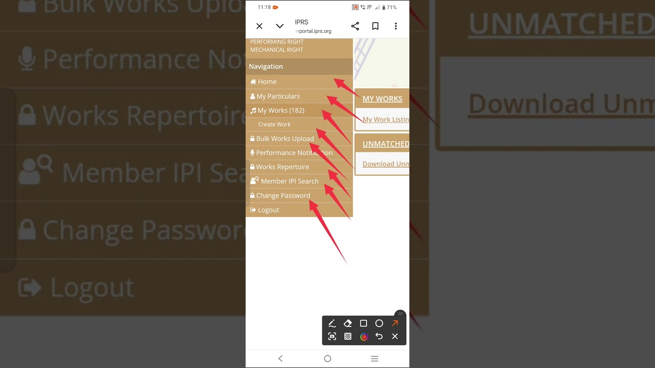 IPRS create royalty, IPI NO | IPRS membership |  iprs portal ka password kaise change Karen #1k 