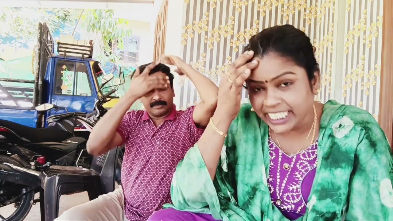 உங்க ஊர்ல எப்படின்னு சொல்லுங்க.. 🙏🙏@santha7469 @AadukaaliKudumbam #comedy #couplegoals