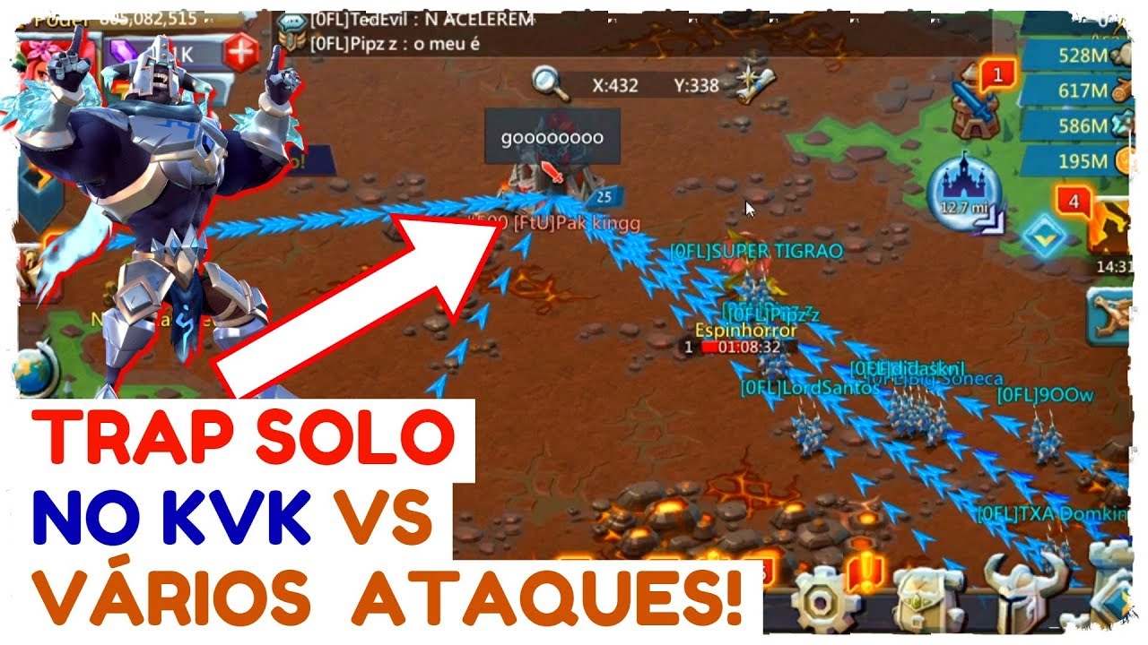 KvK contra reino bom é outra história! Lords Mobile