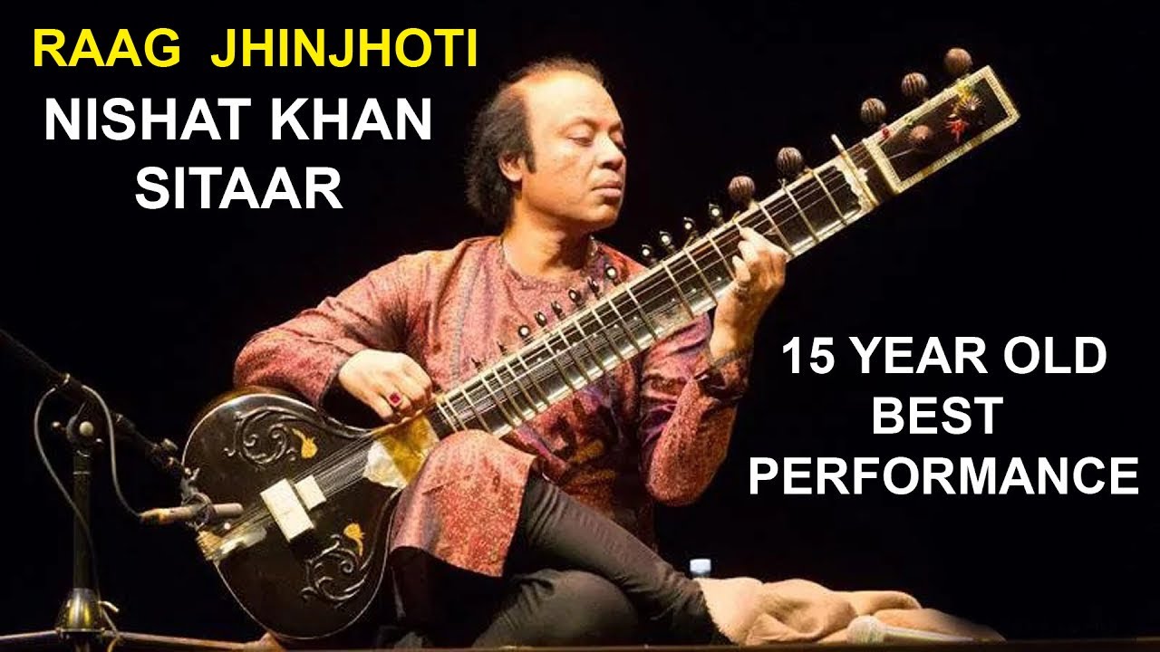 Nishat Khan Sitar | RAAG JHINJHOTII 15 year old event | FUlL length Video 