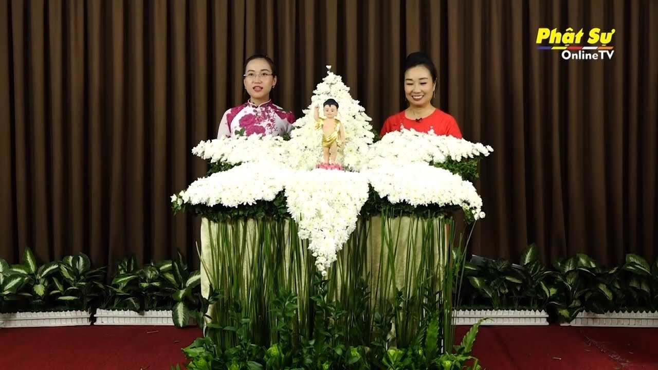 HƯỚNG DẪN CẮM HOA: CẮM HOA TRANG TRÍ KHÔNG GIAN PHẬT ĐẢN SANH