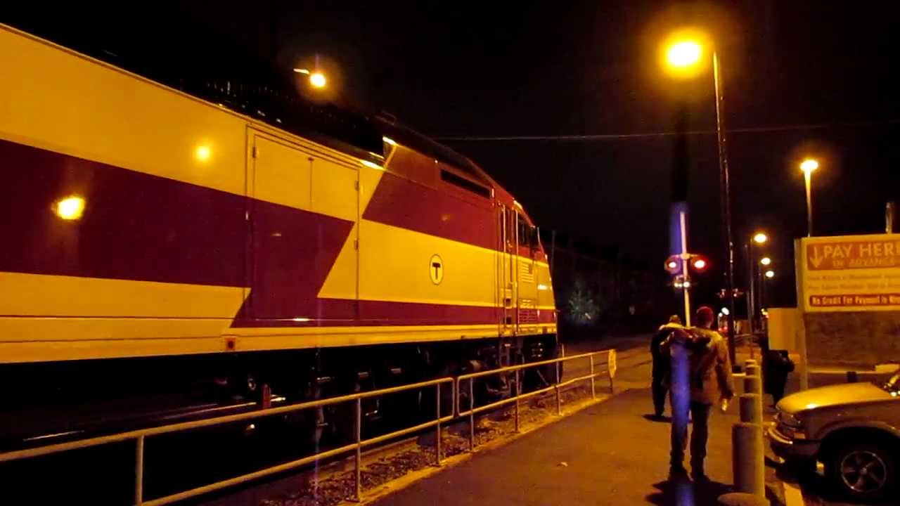 MBTA MP36 #010 Has One Loud Horn! (Lower volume, could hurt eardrums) 11/21/12