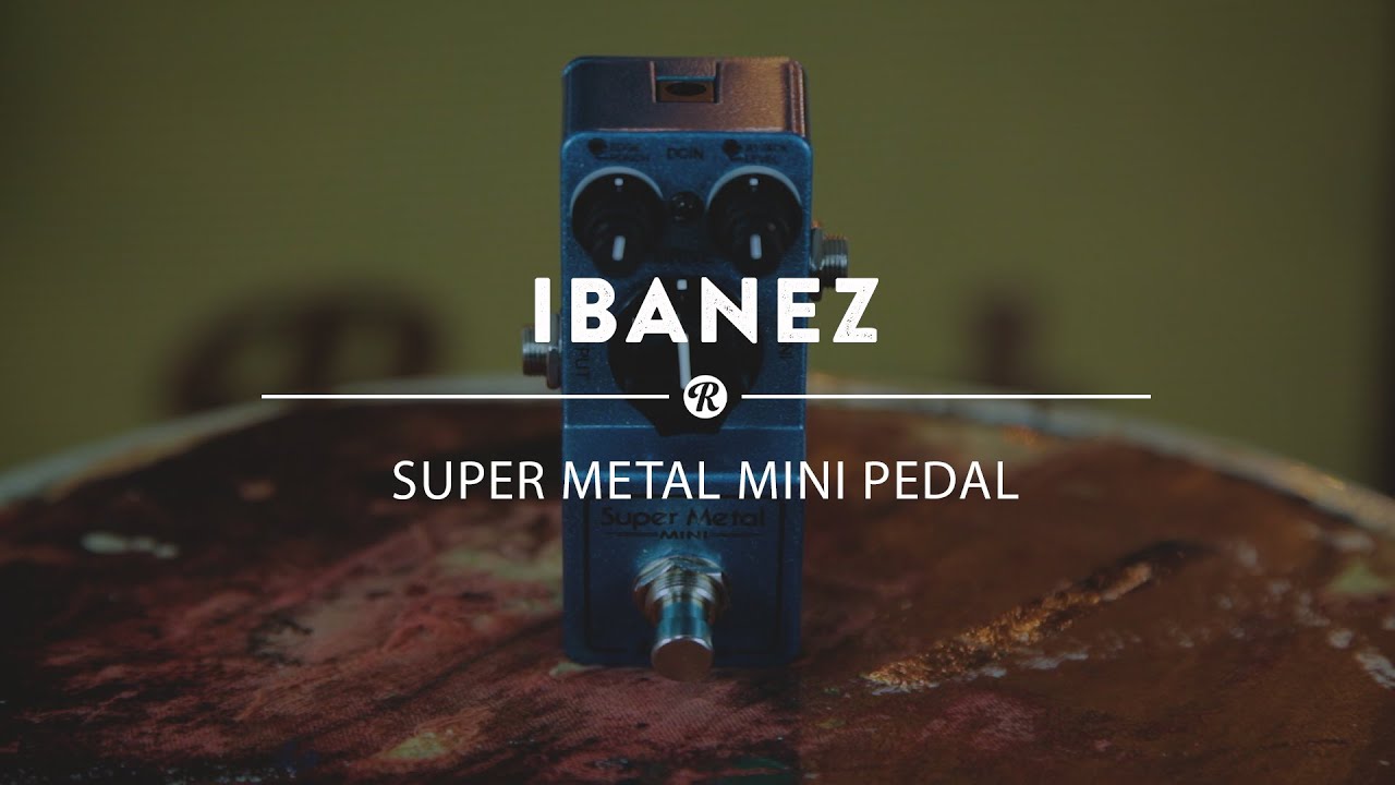 Ibanez Super Metal Mini Pedal | Видео с демонстрацией реверберации