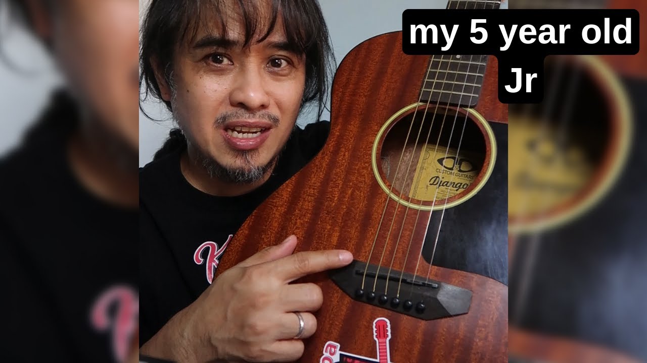 Best Travel Guitar: D&D Django Jr Acoustic Electric Guitar