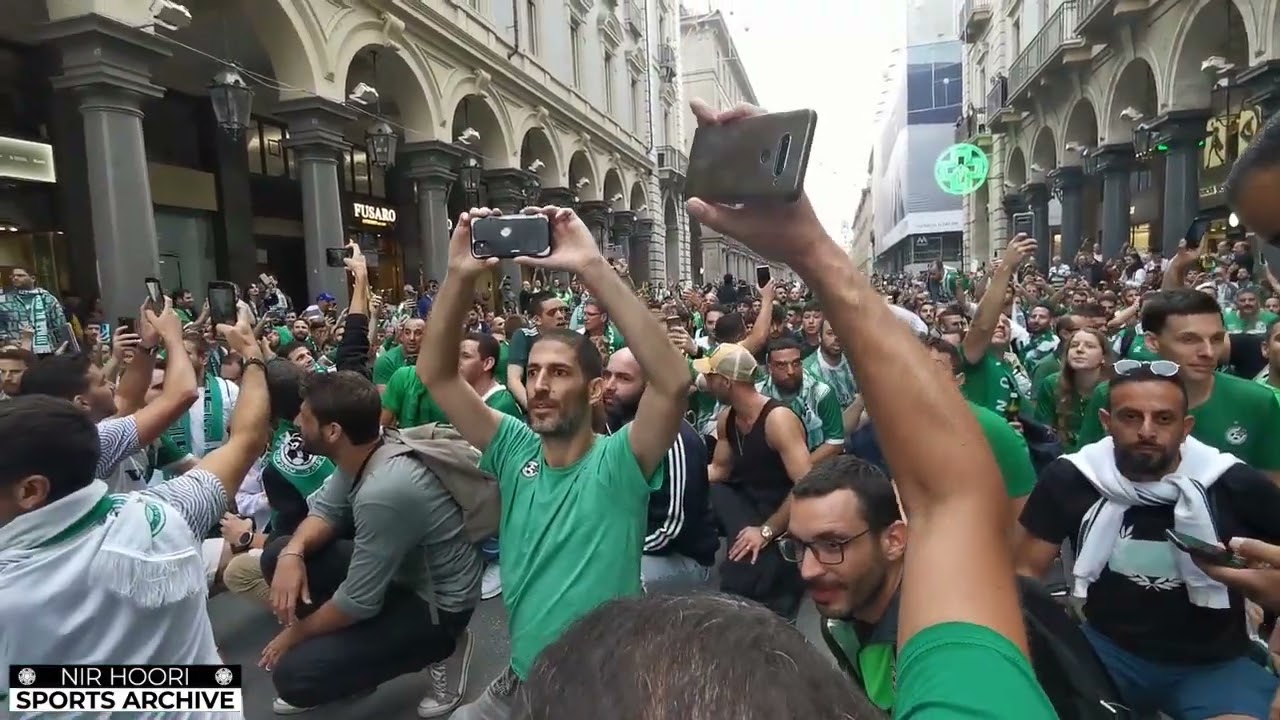 יובנטוס - מכבי חיפה. המסע של אוהדי מכבי חיפה לטורינו בליגת האלופות 2022