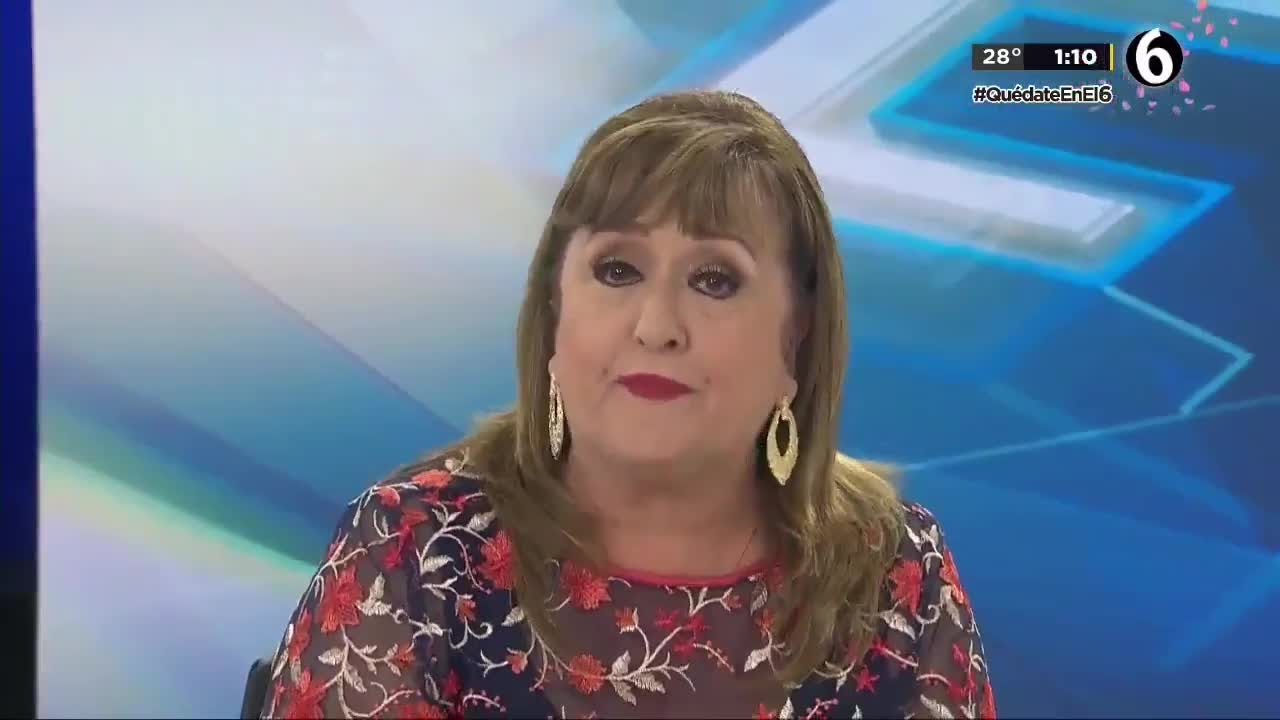 María Julia Lafuente rompe en llanto durante el Telediario Mediodía
