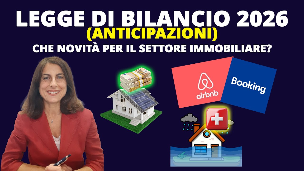 Immobiliare e Legge di Bilancio 2026: bonus, cancellazioni e novità che devi conoscere. #realestate