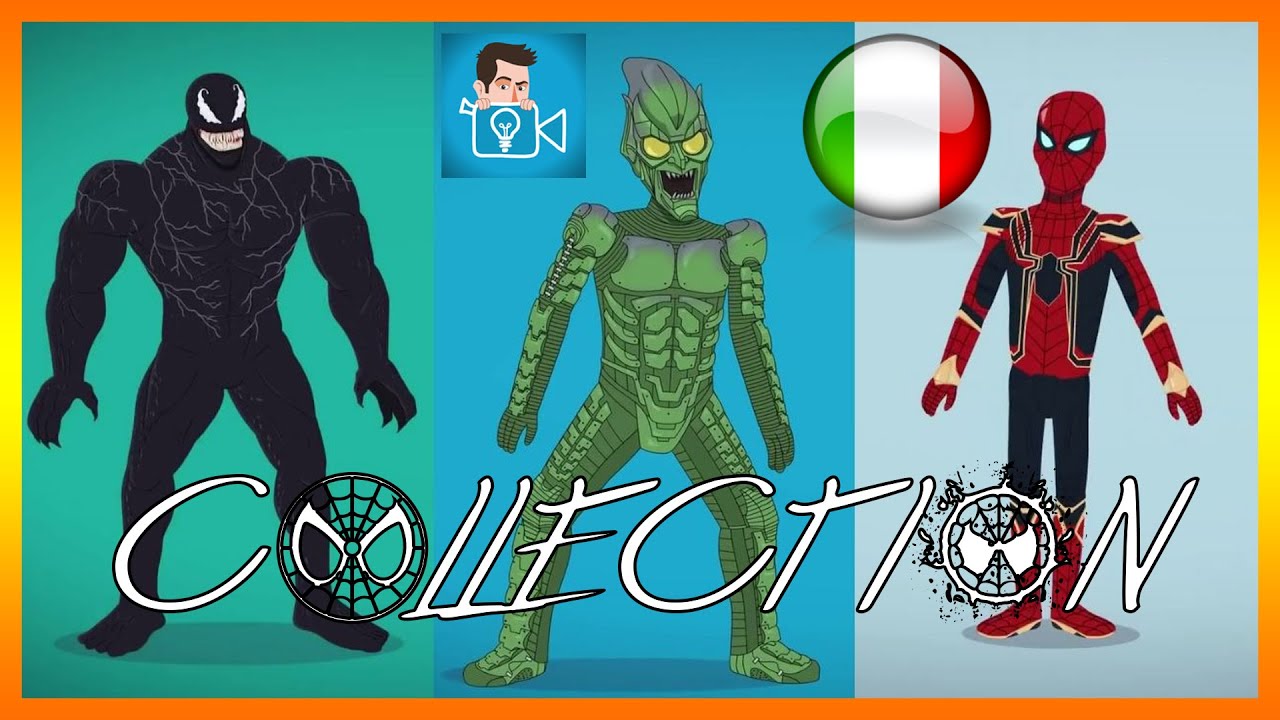 L'evoluzione di VENOM, GREEN GOBLIN e SPIDER-MAN (Collection) | TELL IT ANIMATED ITA