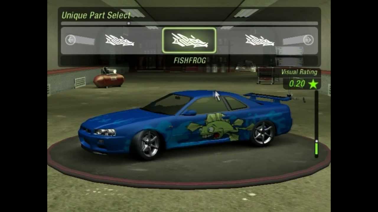 Need for Speed Underground 2 - Unique Parts