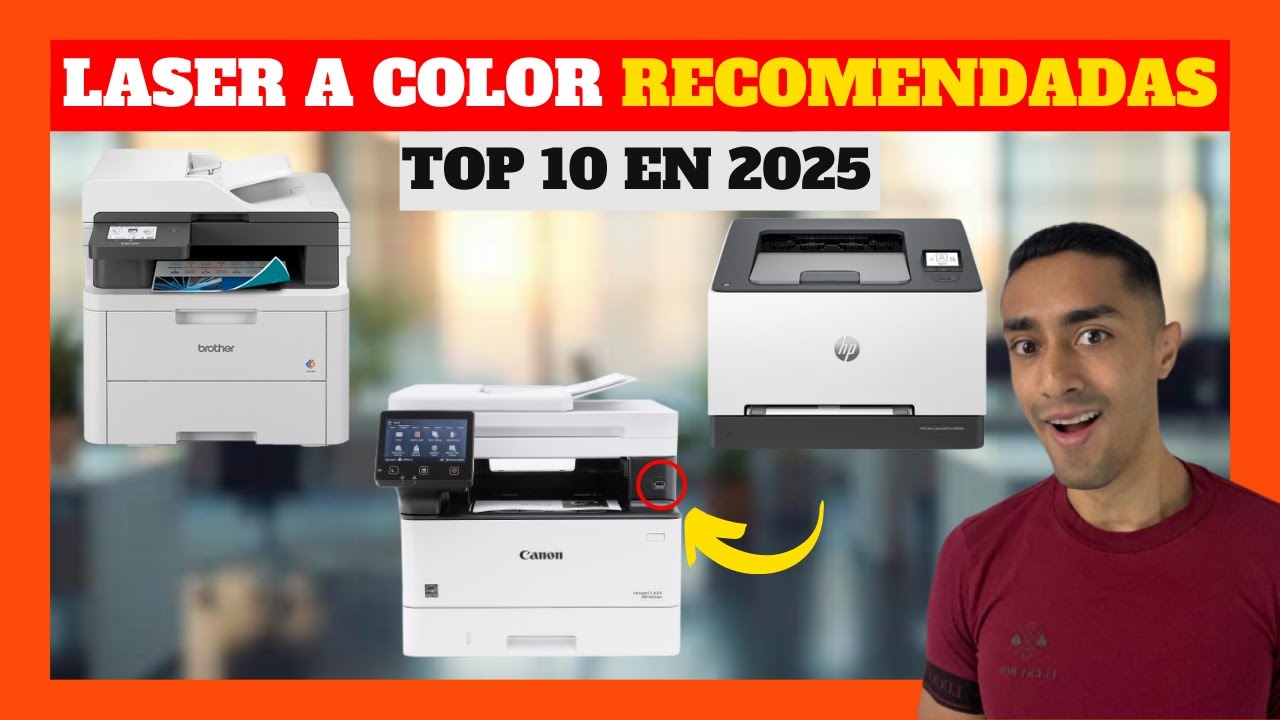 ⭐Top 10 Mejores impresoras láser a color 2025 [NO Compres una Antes de Ver Esto]