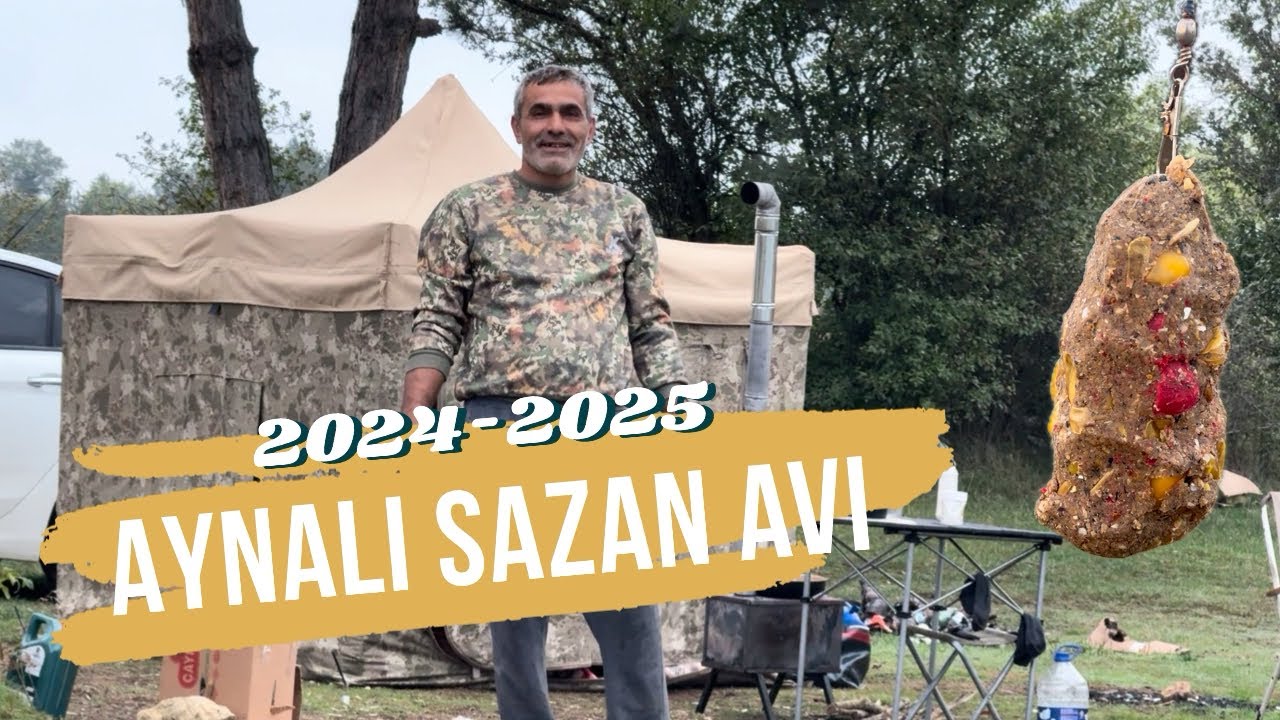 ERCAN USTAMLA SAZAN AVI 🔥3 GÜNLÜK SAZAN KAMPIMIZ🔥OLTALARA KOŞMAKTAN YORULDUK