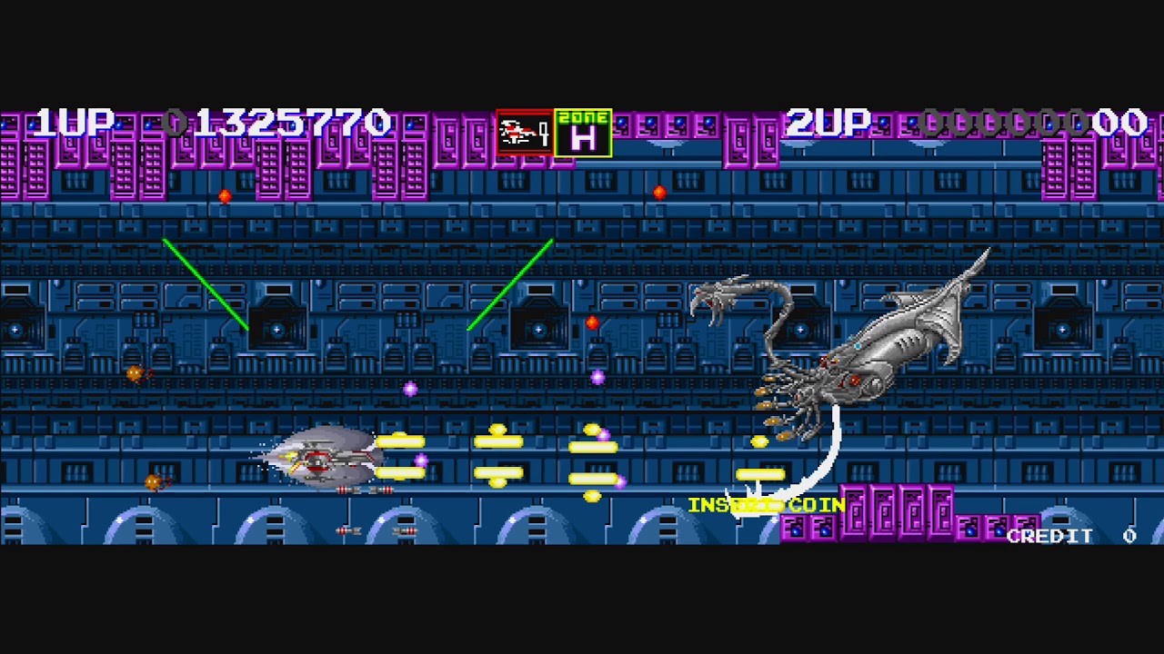 Darius II Arcade Dual Screen Full Run ABDHMSY